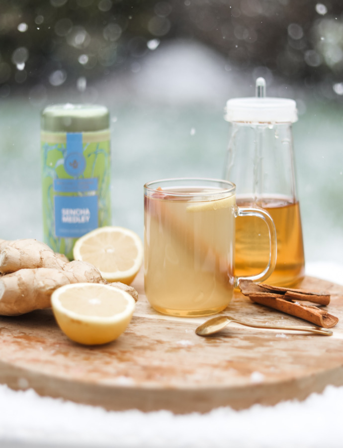 Ginger Green Tea Hot Toddy