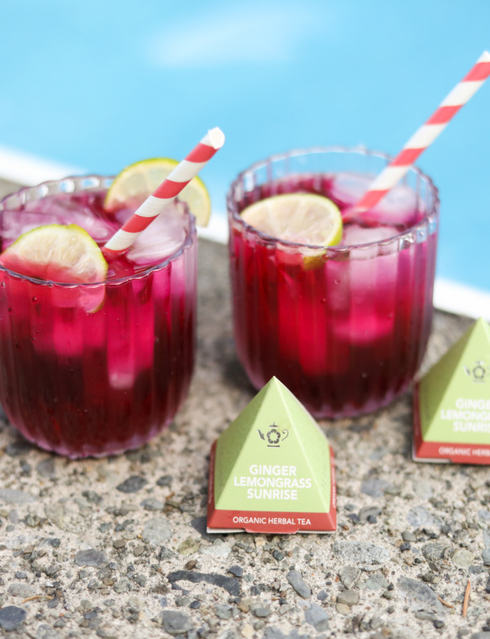 Beet Bliss Ginger Lemongrass Sunrise Drink