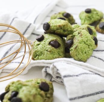 Sencha Chocolate Chip Cookies