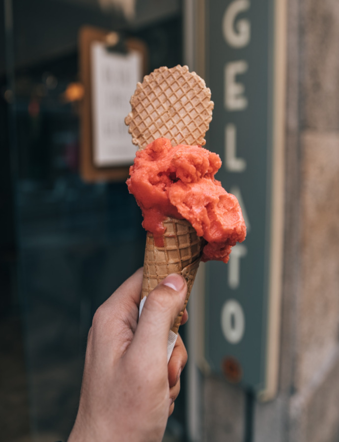 Rooibos and Blood Orange Sorbet