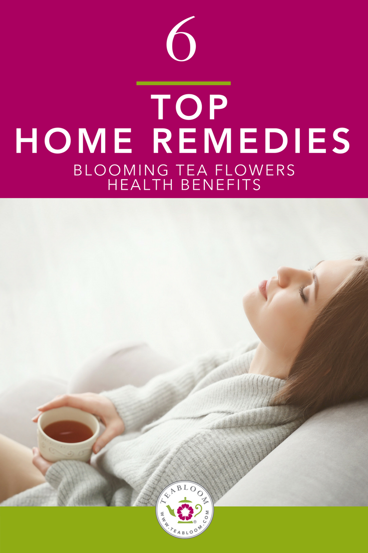 blooming tea flowers