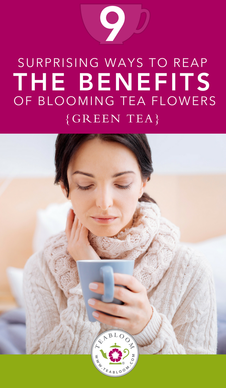 blooming tea flowers
