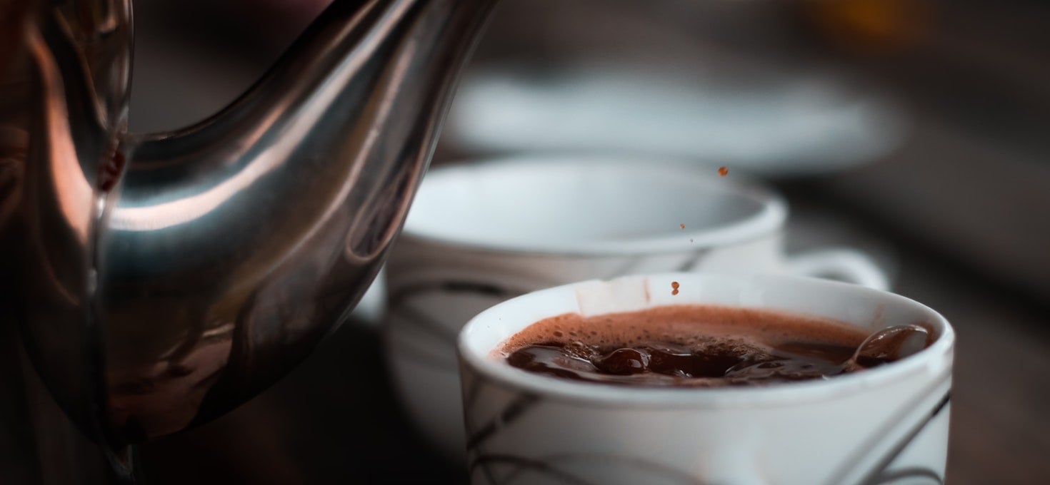 tea in a coffee maker