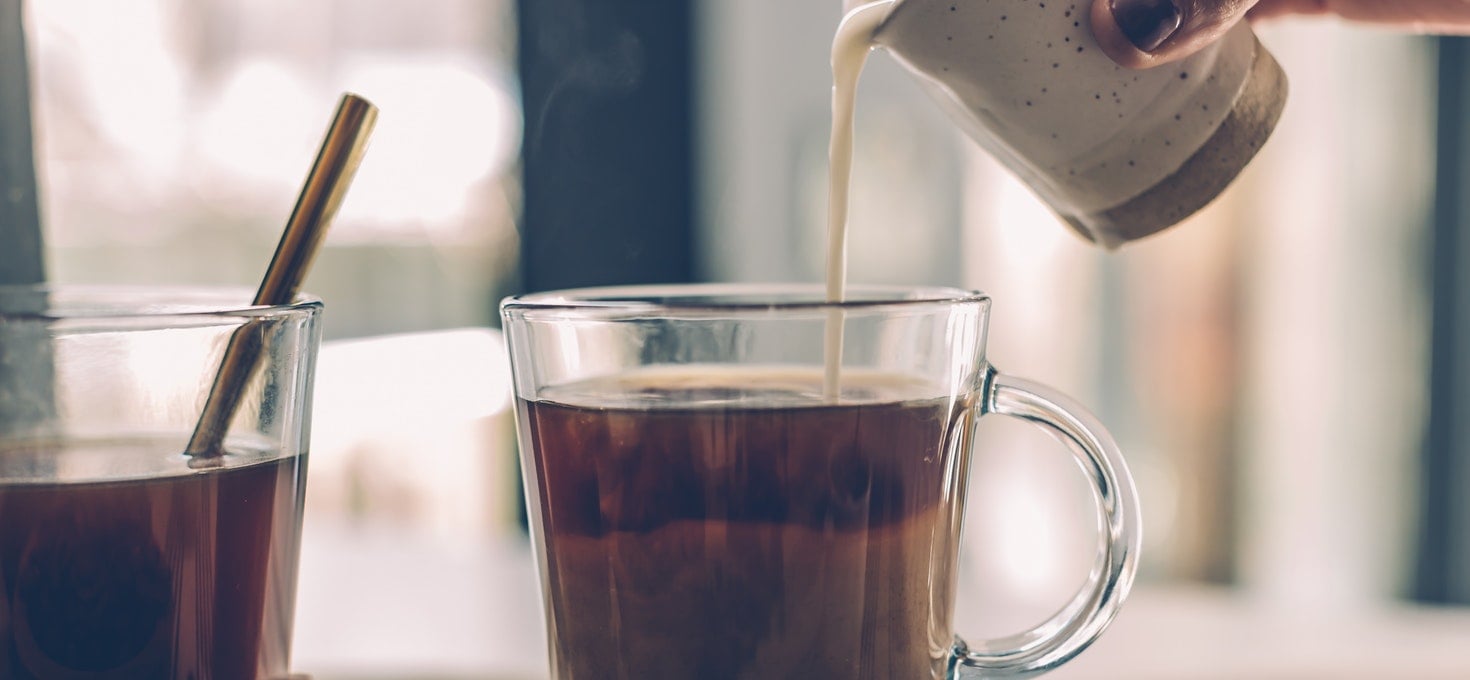 tea in a coffee maker