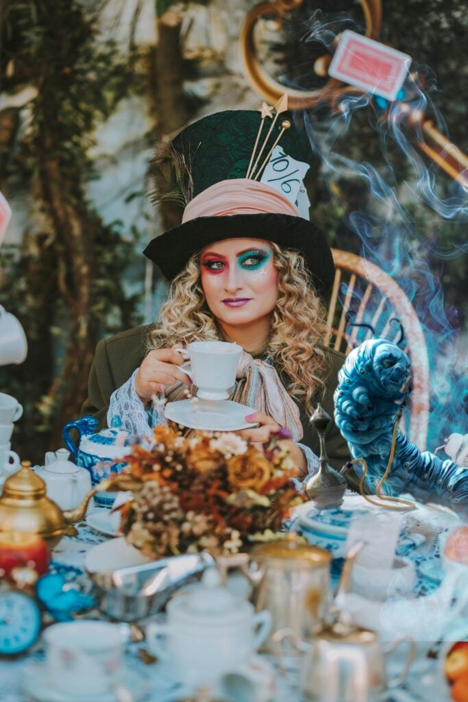 Classic tea party ideas for adults Mad Hatter Alice in Wonderland Tea theme