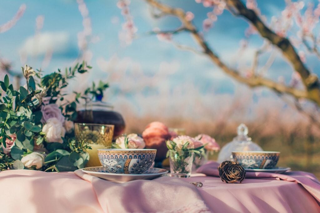 Outdoor garden tea party ideas for adults