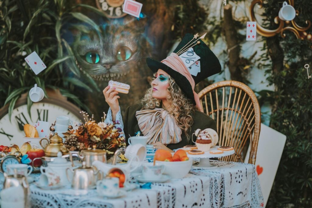 Very Merry Unbirthday tea party ideas for adults