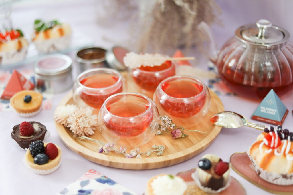 Standard teacup sizes from Teabloom’s collection